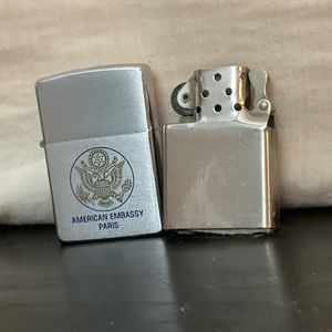 Zippo Lighter from 1970 American Embassy of Paris